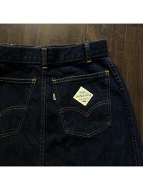 Vintage 50's 60's Levi Strauss Women's Denim Jean Skirt